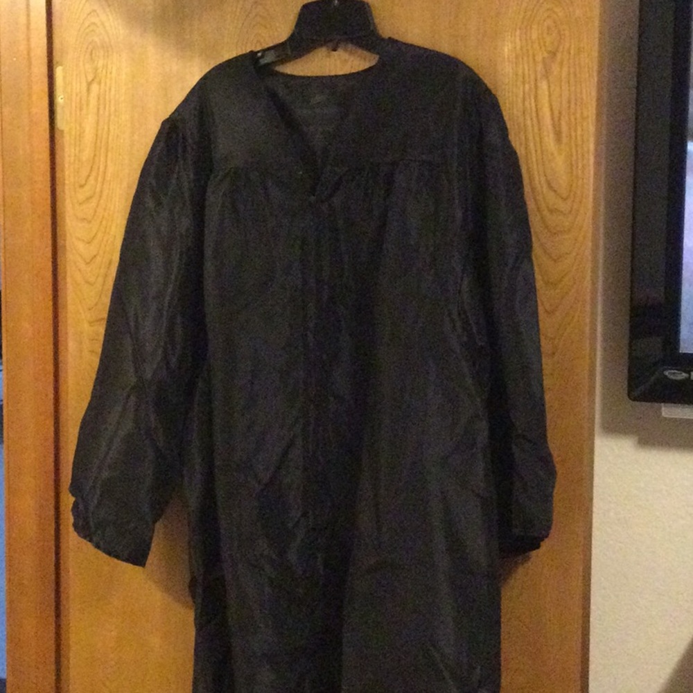 Women’s graduation gown.